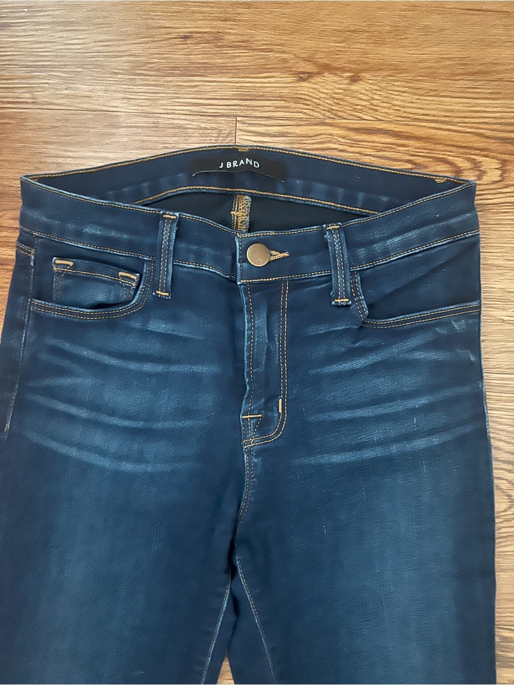 J Brand Dark Indigo Skinny Umber Jeans Size 26 - Picture 3 of 12